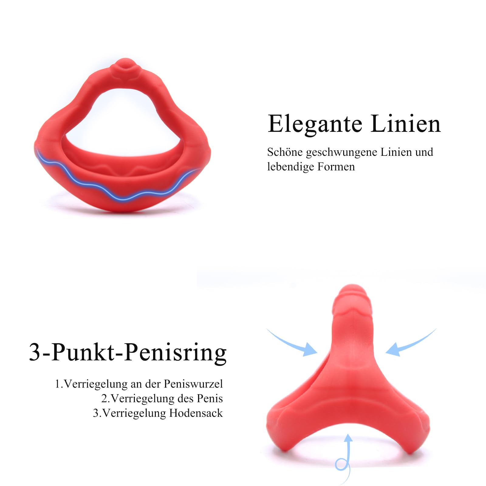 peniswurzel penisring BDSMYOU Penisring Cockring,Cockringe Extrem Silikon,1 Hodenringe für den  Mann & 3 Penis Ring Einstellbar,Flüssiges Silikon Penisringe  Penishülle,Penis Sleeve,Sex Spielzeug für die Männer (Rot) : Amazon.de:  Drogerie & Körperpflege
