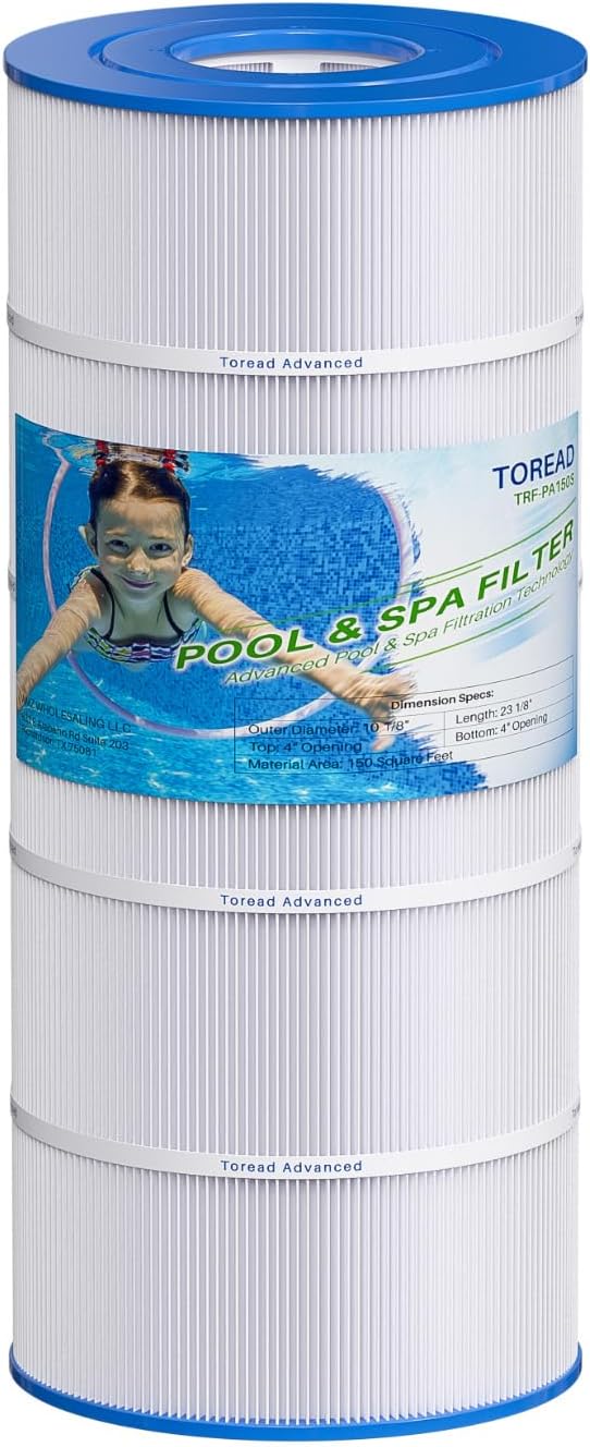 TOREAD PA150S Pool Filter Replaces Hayward CX150XRE, Hayward SwimClear C150S, PA150S, Ultral-D4, 150 sq.ft Filter Cartridge 1 PACK