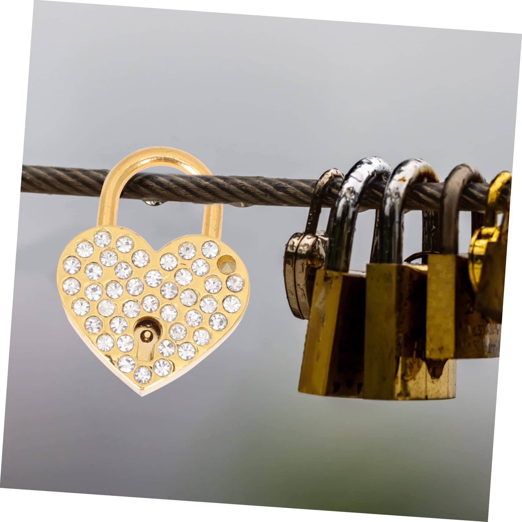 10sätze Herzförmige Vorhängeschlösser Im Set Mit Glitzerdesign Reisefreundliche Liebesschlösser Für Zu Valentinstag Und Romantische Anlässe