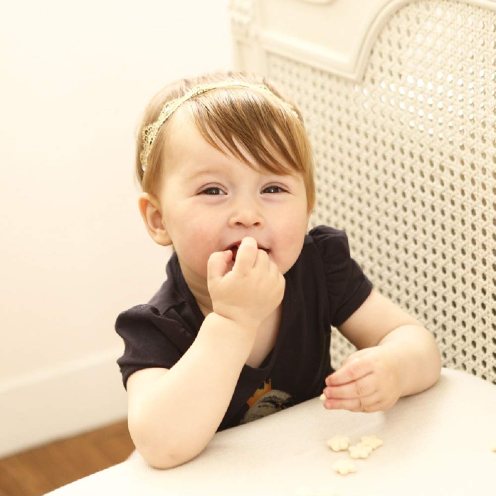 Gold Lace Flower Rhinestone Design Headpiece For Lovely Baby Princess Girls Hand Sewing Beads Hair Accessories Toddlers Headwrap for baby Girl - Image 5