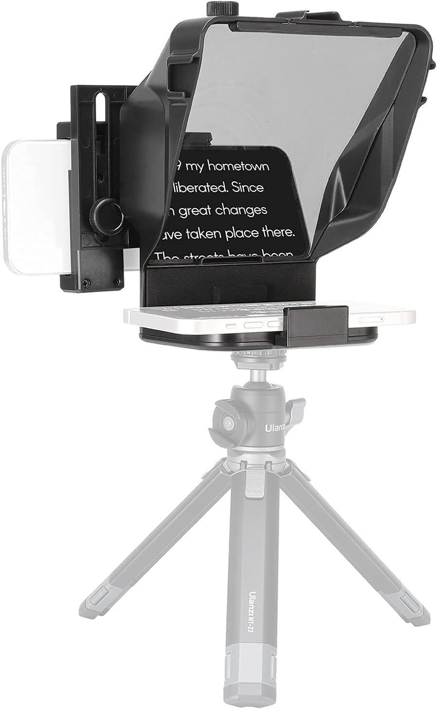 Amazon.co.jp Portable Teleprompter Prompter for Youtube Tiktok Video
