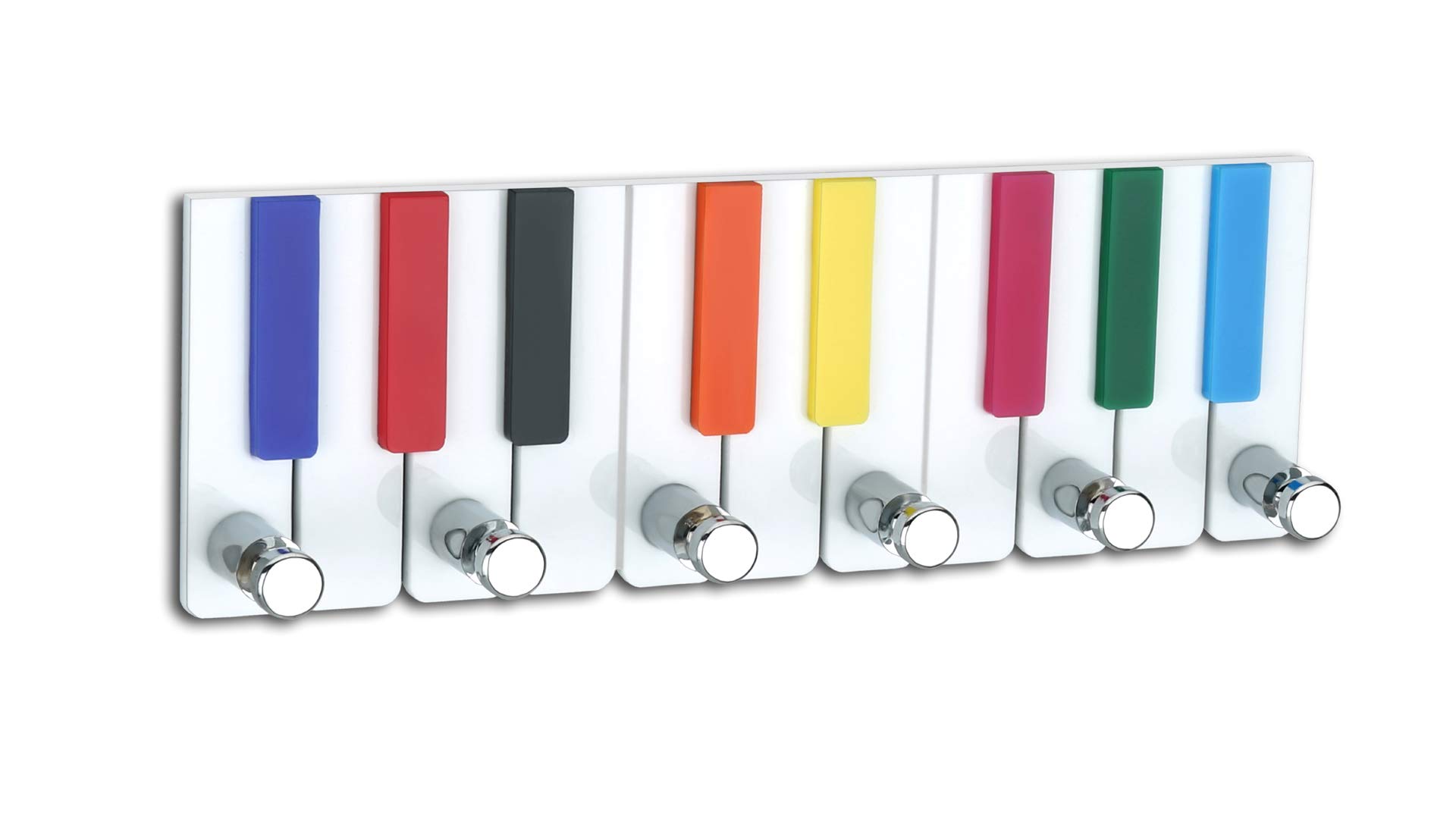Zenovia Acrylic Key Holders - Adhesive Wall Hooks -10