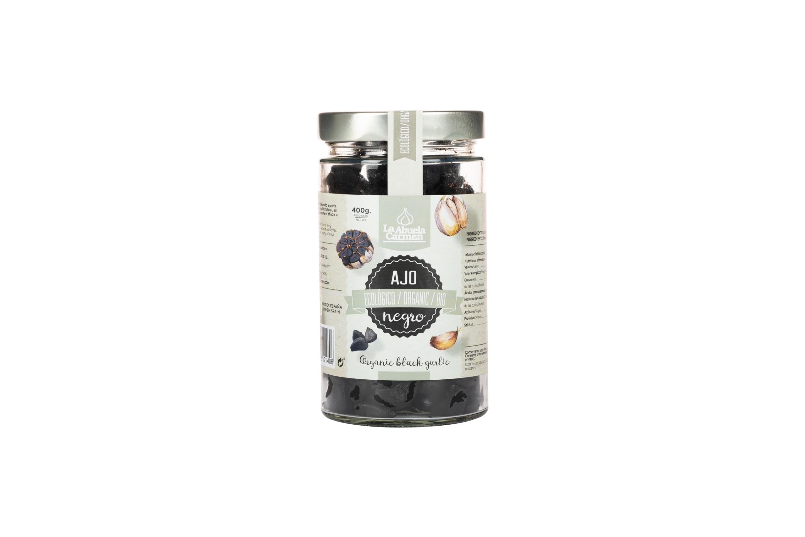 La Abuela Carmen - Ajo Negro Ecológico 400 g | 400gr