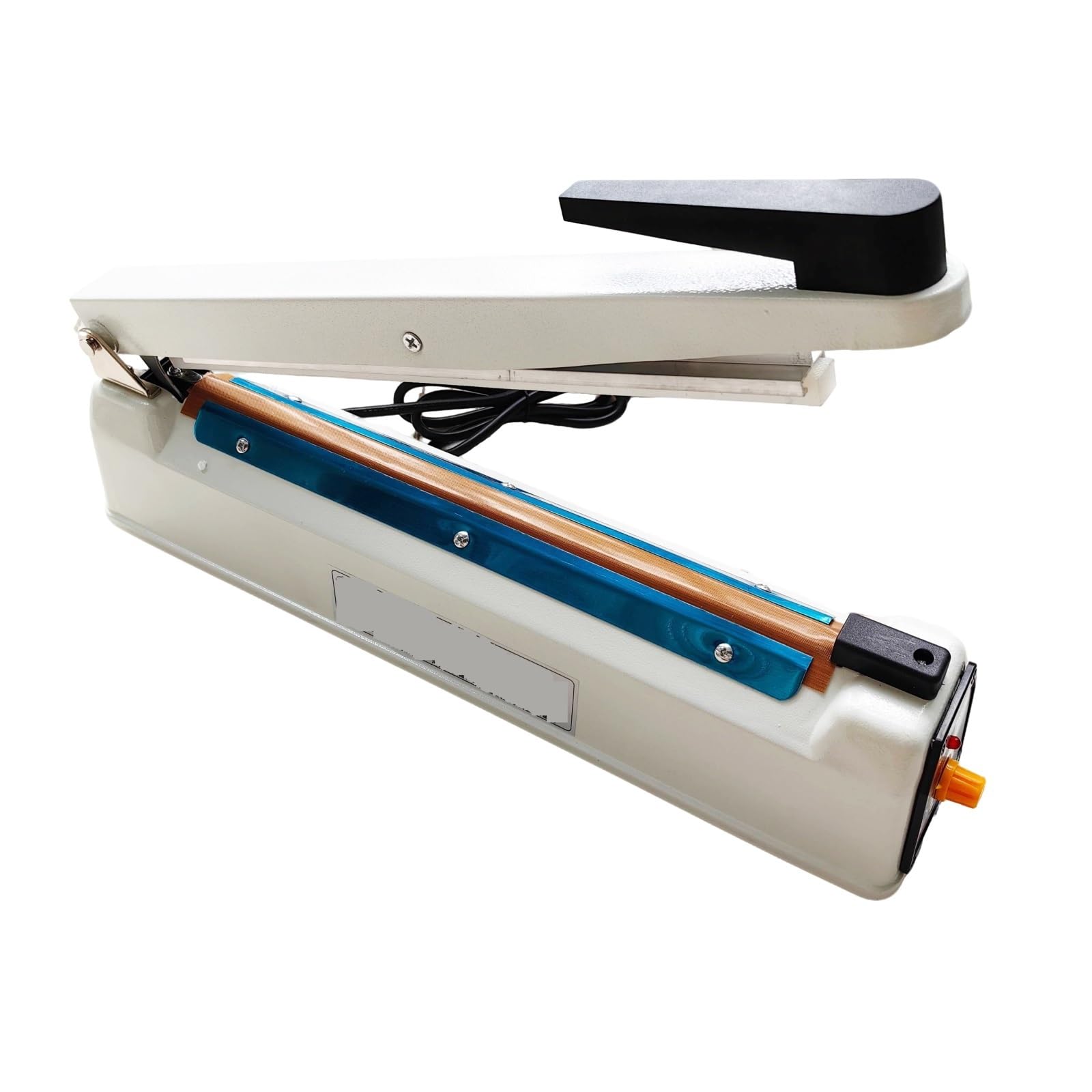 asdchZen Manual Impulse Sealer Heat Sealing Machine Heating 300Mm 8Mm Width With Codes Numbers Food Vacuum Bag Plastic Clean And Neat Sealing