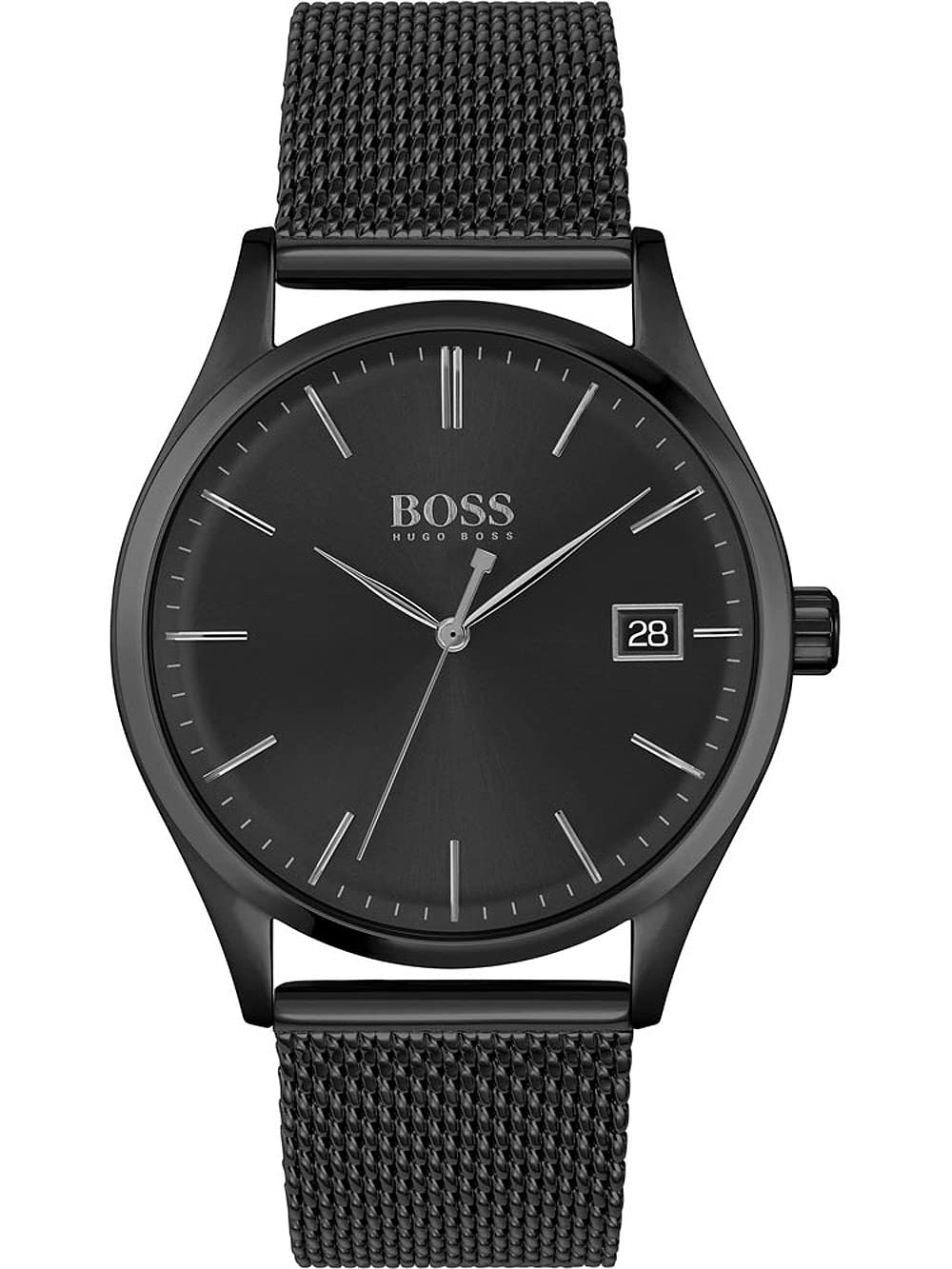 Hugo Boss Stainless Steel Commissioner Quartz Black Round Dial Mens Analog Watch- 1513877, Dial_Multi, Band_White (B095381K4P) Amazon Price History, Amazon Price Tracker