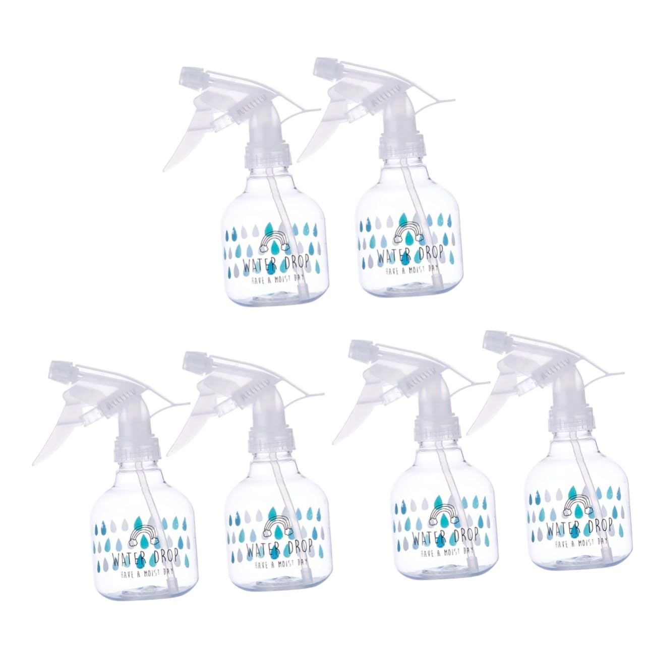 Healeved 6pièces Bouteille De Pulvérisation Multifonctionnelle Étanche Pour Jardinage Et Cosmétiques Flacon Rechargeable Avec Pulvérisateur à Brumisation Fine Pour Plantes Et Soins