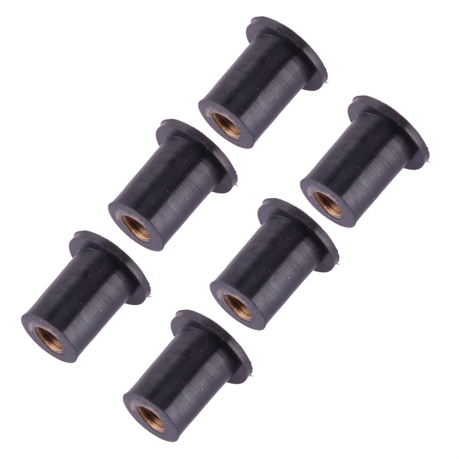 6 Piezas 90179-05523-00 M5 Tuerca de Goma para Parabrisas Yamaha Apex Nytro SRX RX1 Vector Phazer V MAX Moto de Nieve