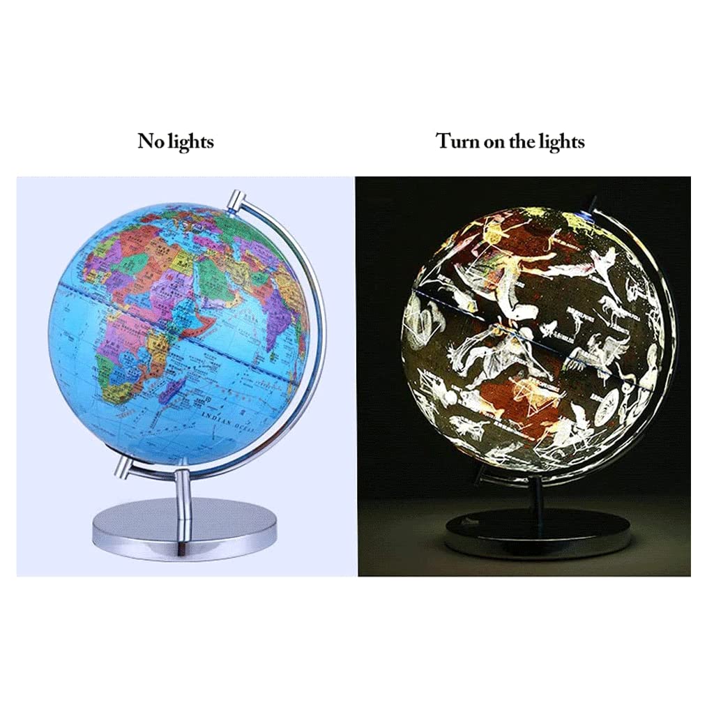 9-calowy edukacyjny z lampką nocną LED Constellation Ar Globe z...