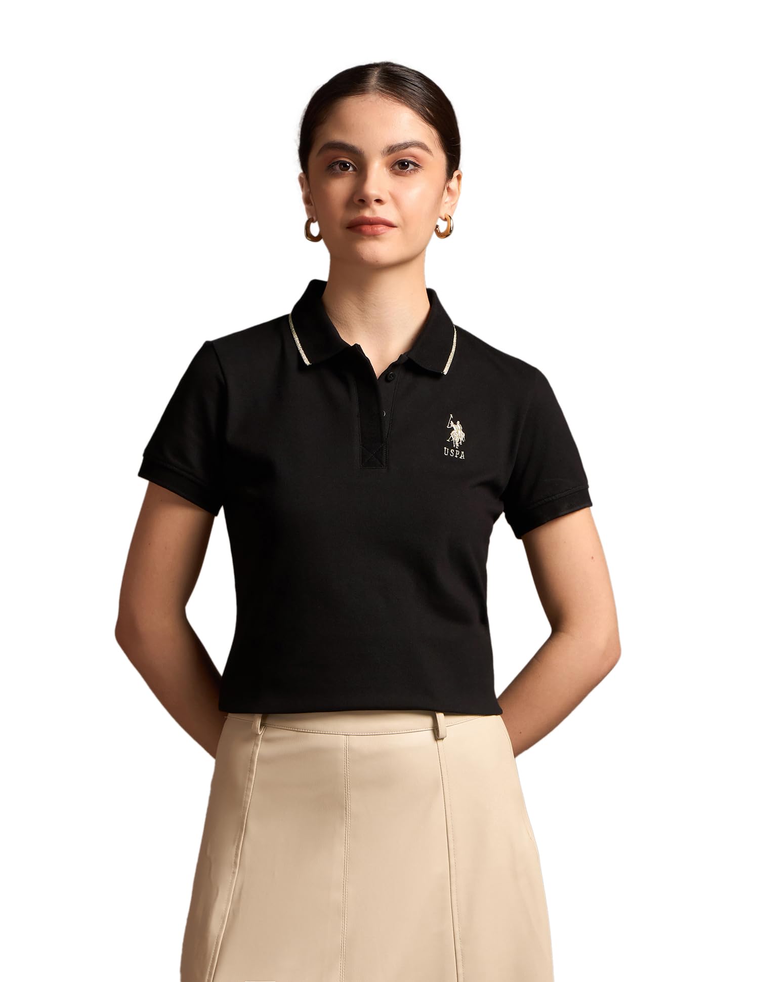 u.s. polo assn. Women's Cotton Regular Fit T-Shirt-picture-12