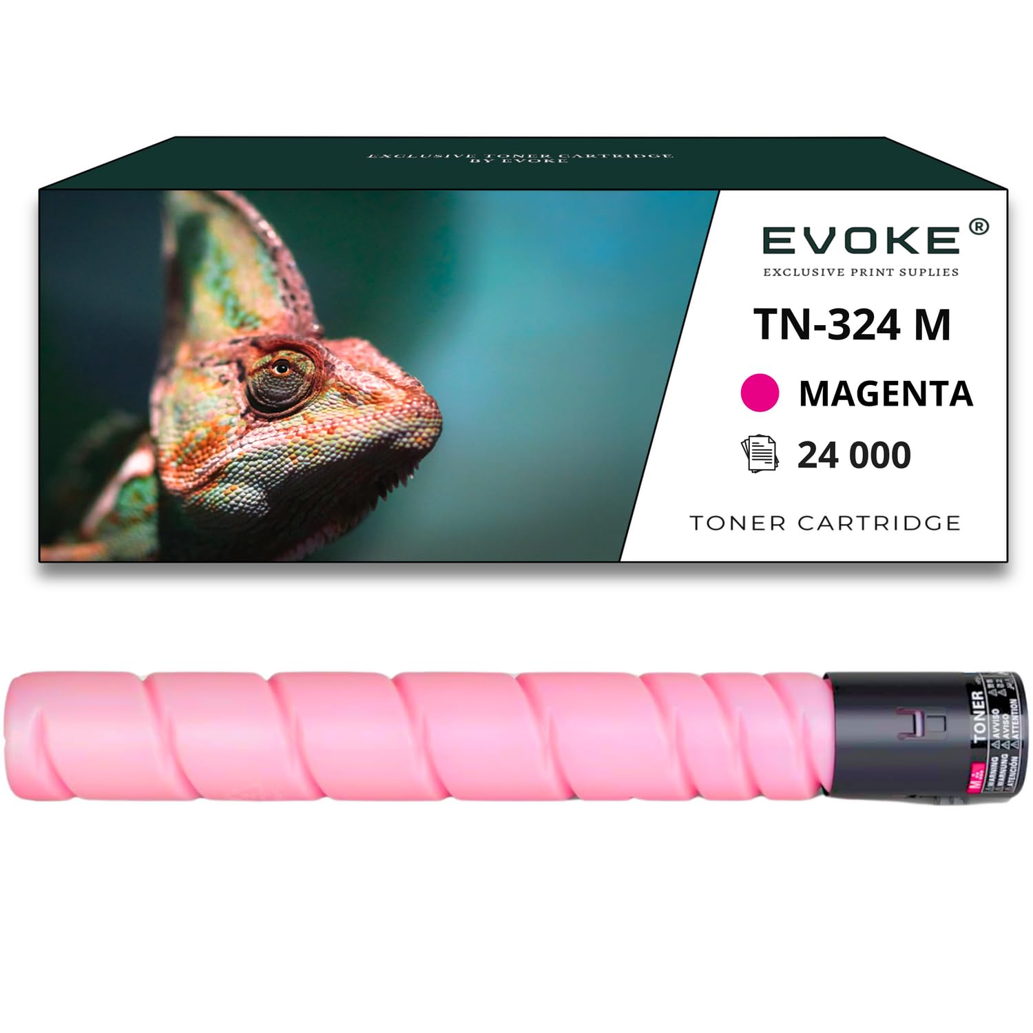 EVOKE TN324 TN-324 Toner Kompatybilny z Konica Minolta C258 C308 C368 (Zestaw CMYK) 106000 Stron