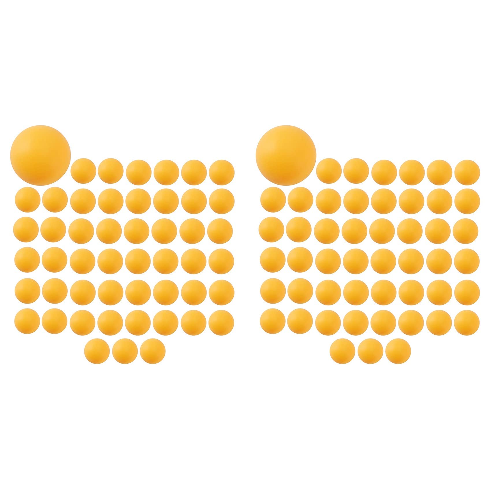 100- Pack Premium Pong Balls Advanced Table Ball Seamless Balls Orange