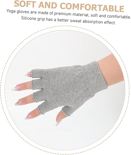 Miniatura 2 de BIUDECO 4 pares antideslizantes de pilates, deportes al aire libre, suministros de entrenamiento práctico, para mujeres, mujeres, antideslizantes,