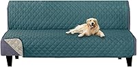 Vista 28 de U-NICE HOME Funda para sillón reclinable, reversible, con correas elásticas, resistente al agua, protege de perros y mascotas, sillón extragrande