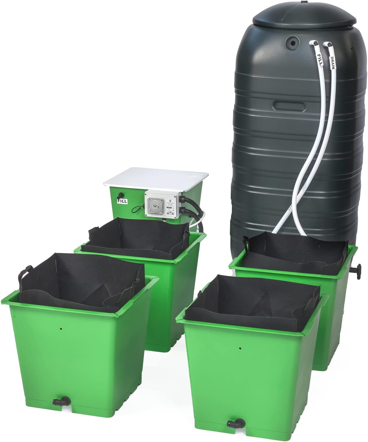 4 Pot Hydroponic Grow Kit - Flood & Drain