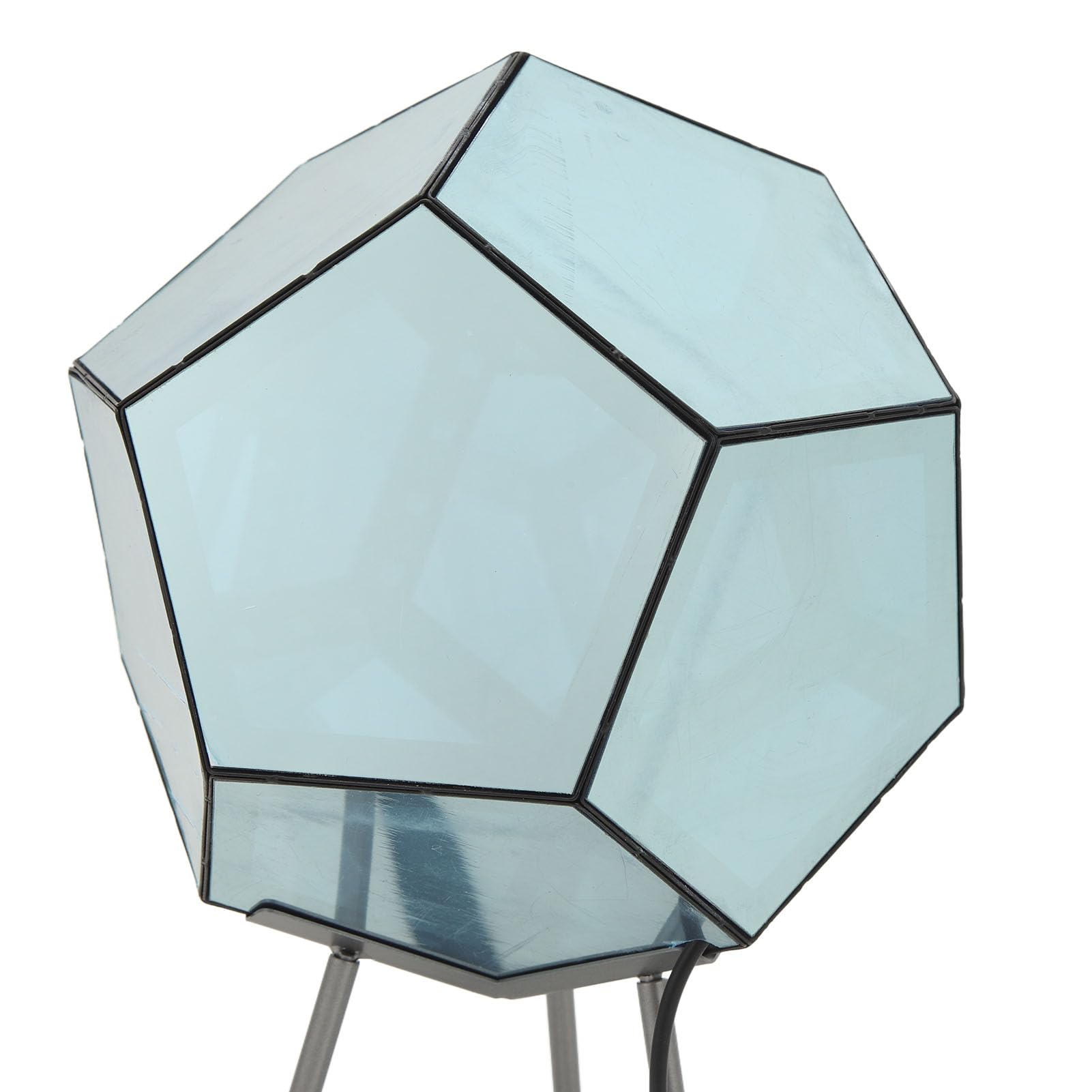 Dodecahedron Color Art Light LED-Nachtlichtlampe für Kinderzimmer, Schlafzimmer, Wohnzimmer, USB-Stromversorgung, Einstellbare Farbe, Acryl- und Kunststoffmaterial,