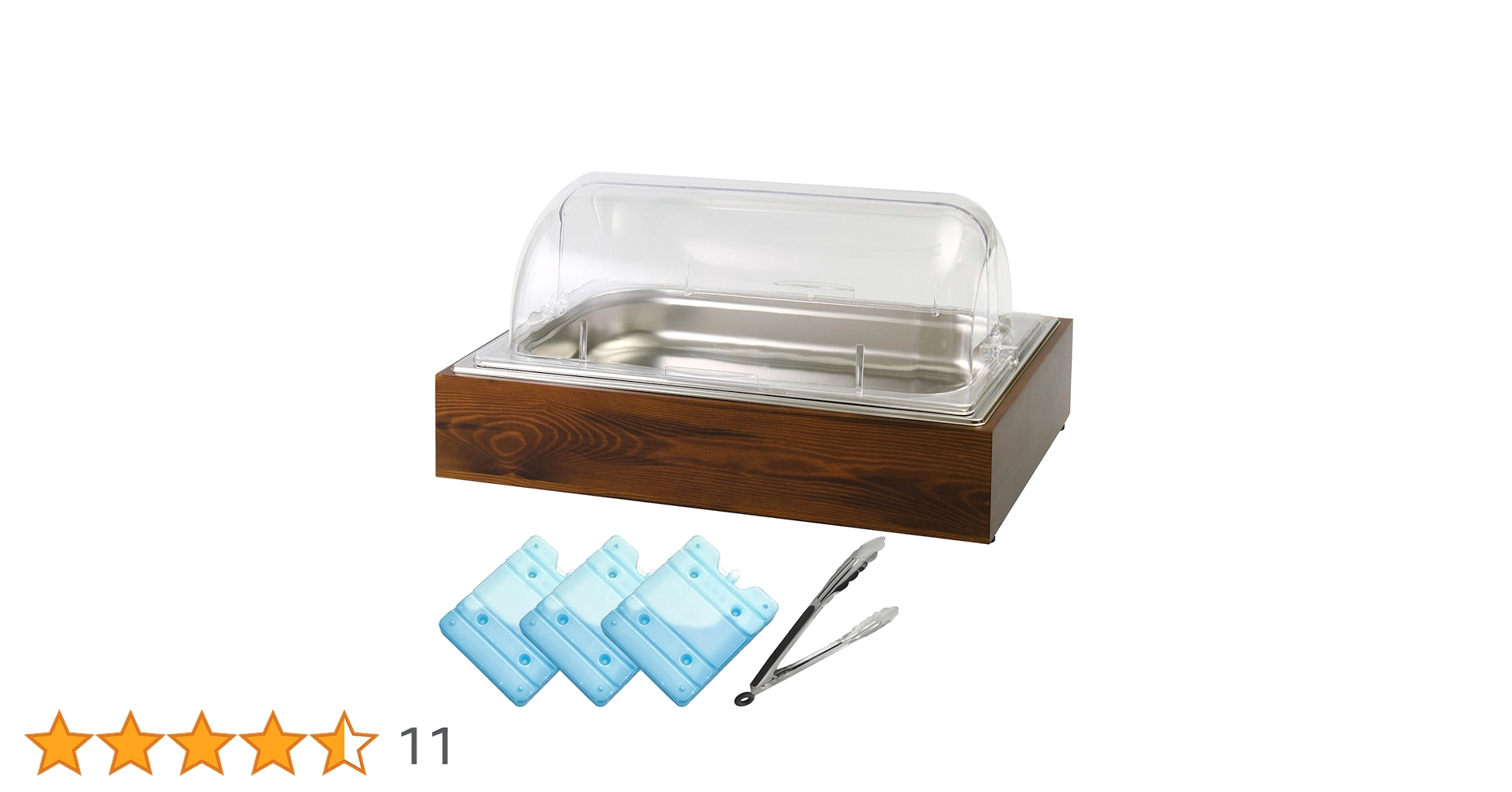 Amazon | コールド チェーフィングディッシュ 木枠タイプ