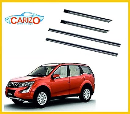 CARIZO Side Beading/Moulding/Cladding Chrome Plated Black for Mahindra XUV 500