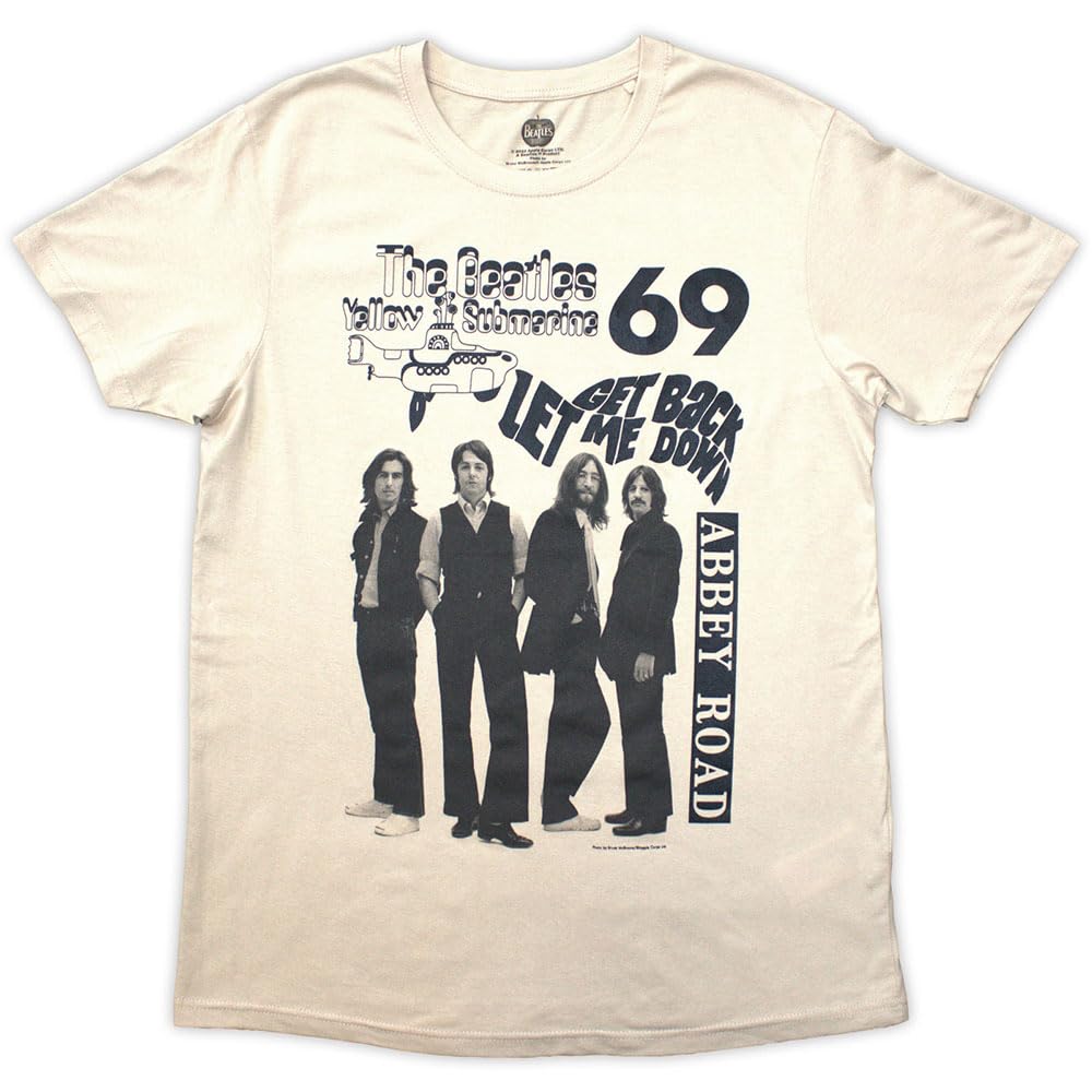 Paradiso Clothing Unisex The Beatles 1969 T Shirt - S