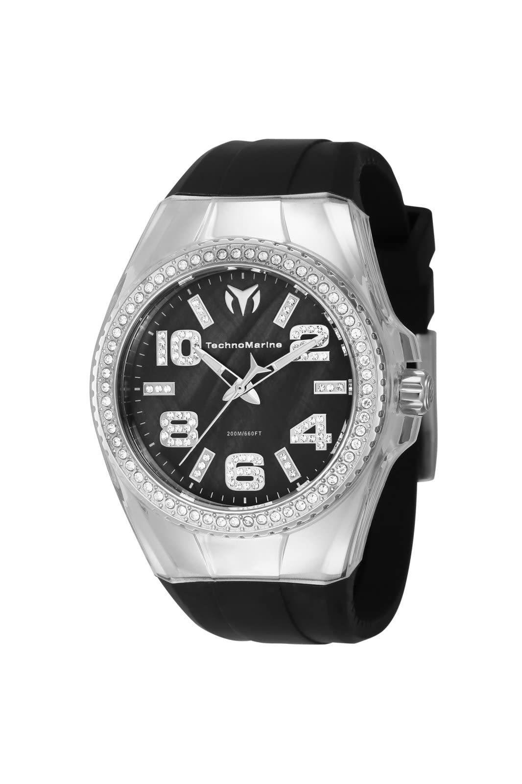 TechnomarineWomen's Cruise Monogram TM-121261 Quartz Watch, Black