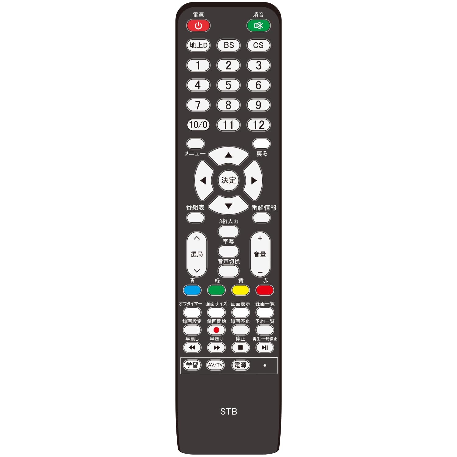 Amazon.co.jp: WIS STB リモコン for AS-STBN AS-STB500 AS-STB1000 SC