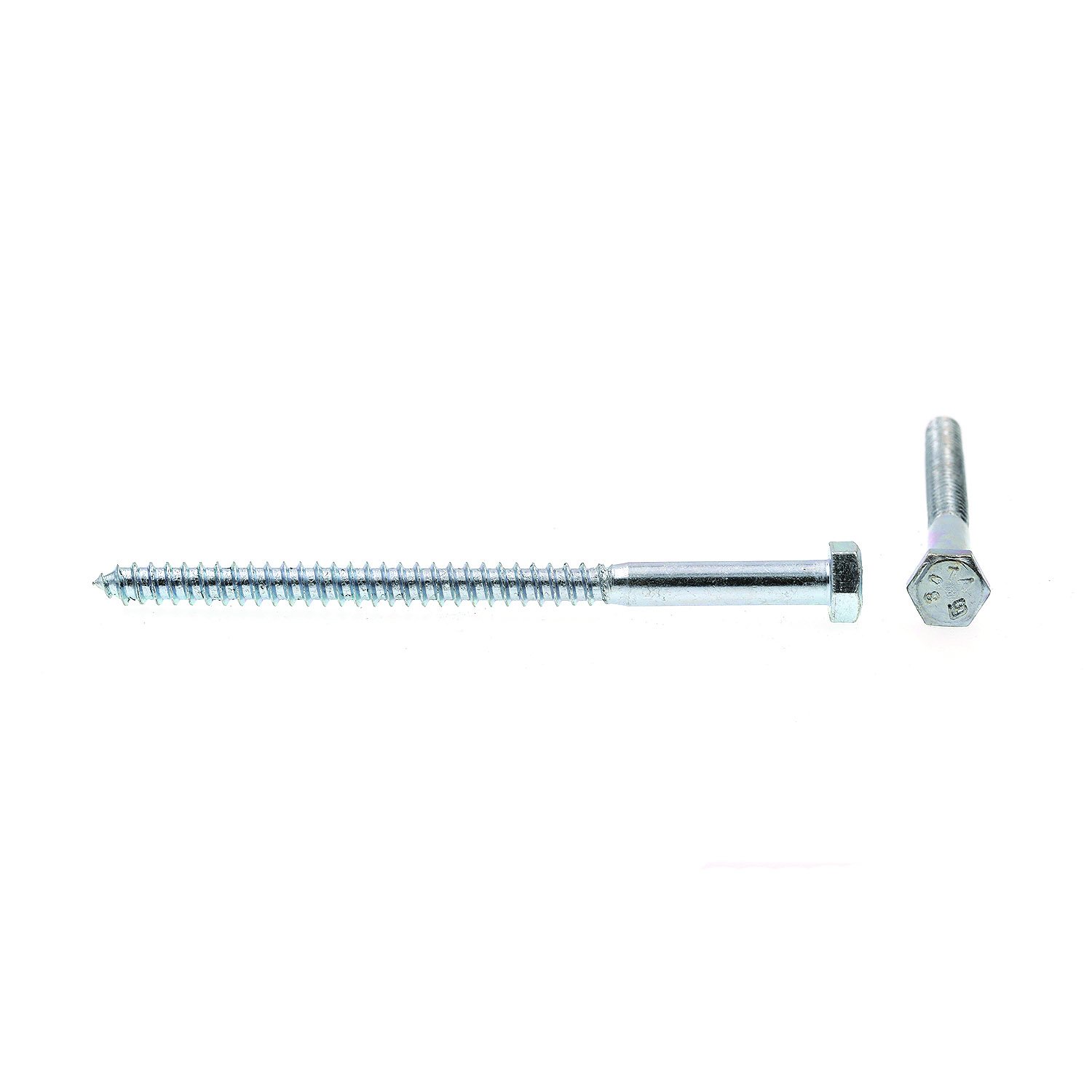 Prime-Line 9055916 Bullone a Testa Esagonale, 5/16" x 5", in Acciaio zincato, Confezione da 50