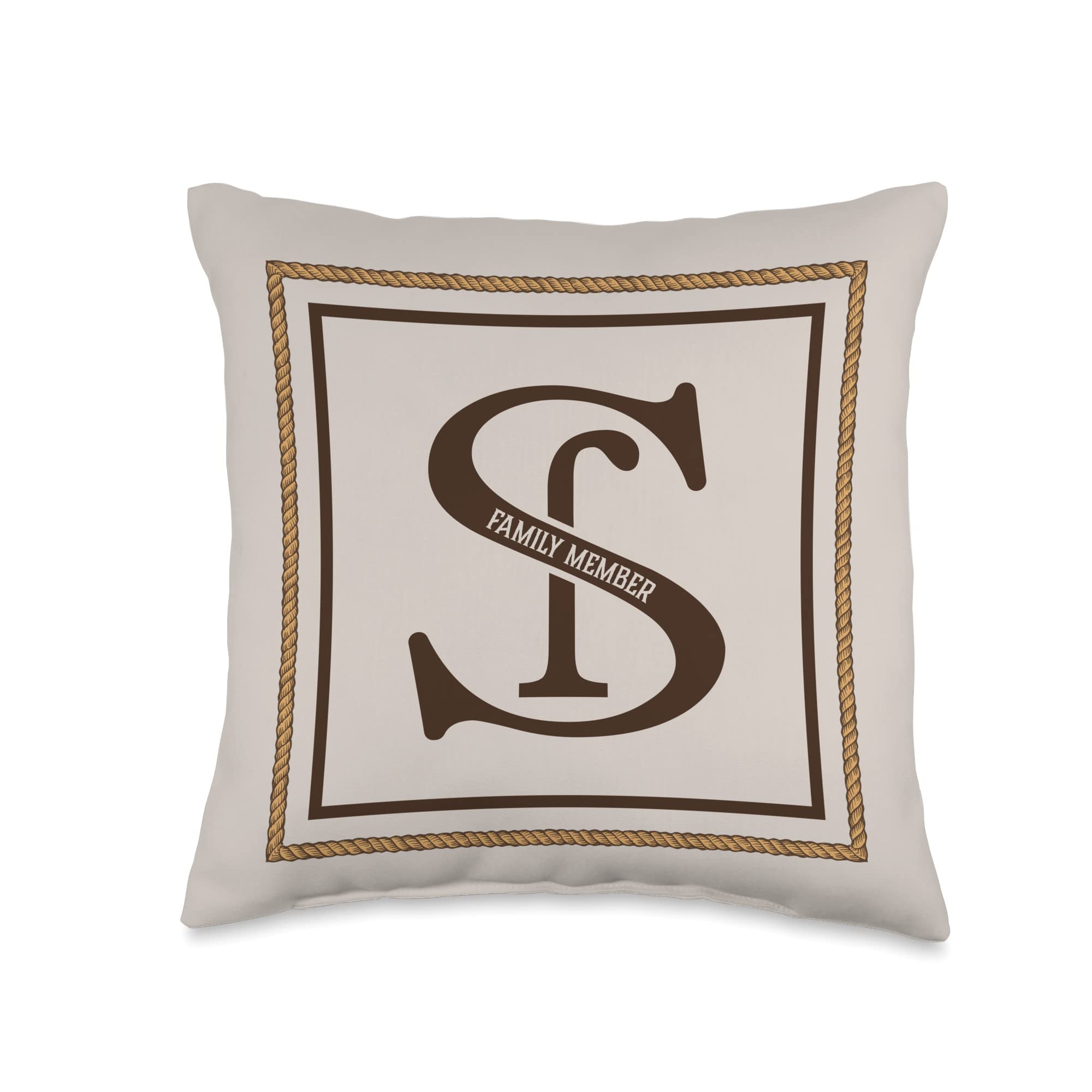 Family Throw Pillow, 16x16, Multicolor