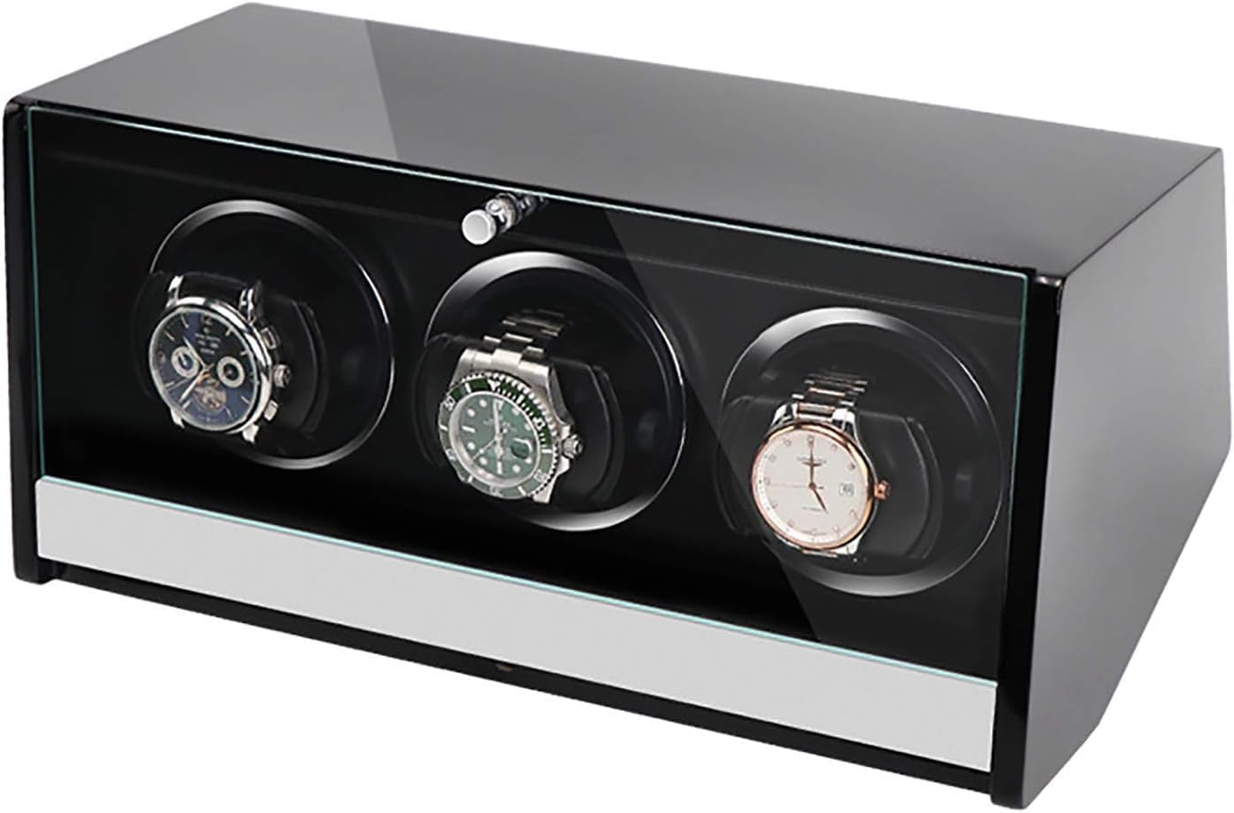 FENOKD Watch Winders Automatic Watch Winder Dual-Power Mechanical Watches Shaker Rotating Motor Box with Access Control Watch