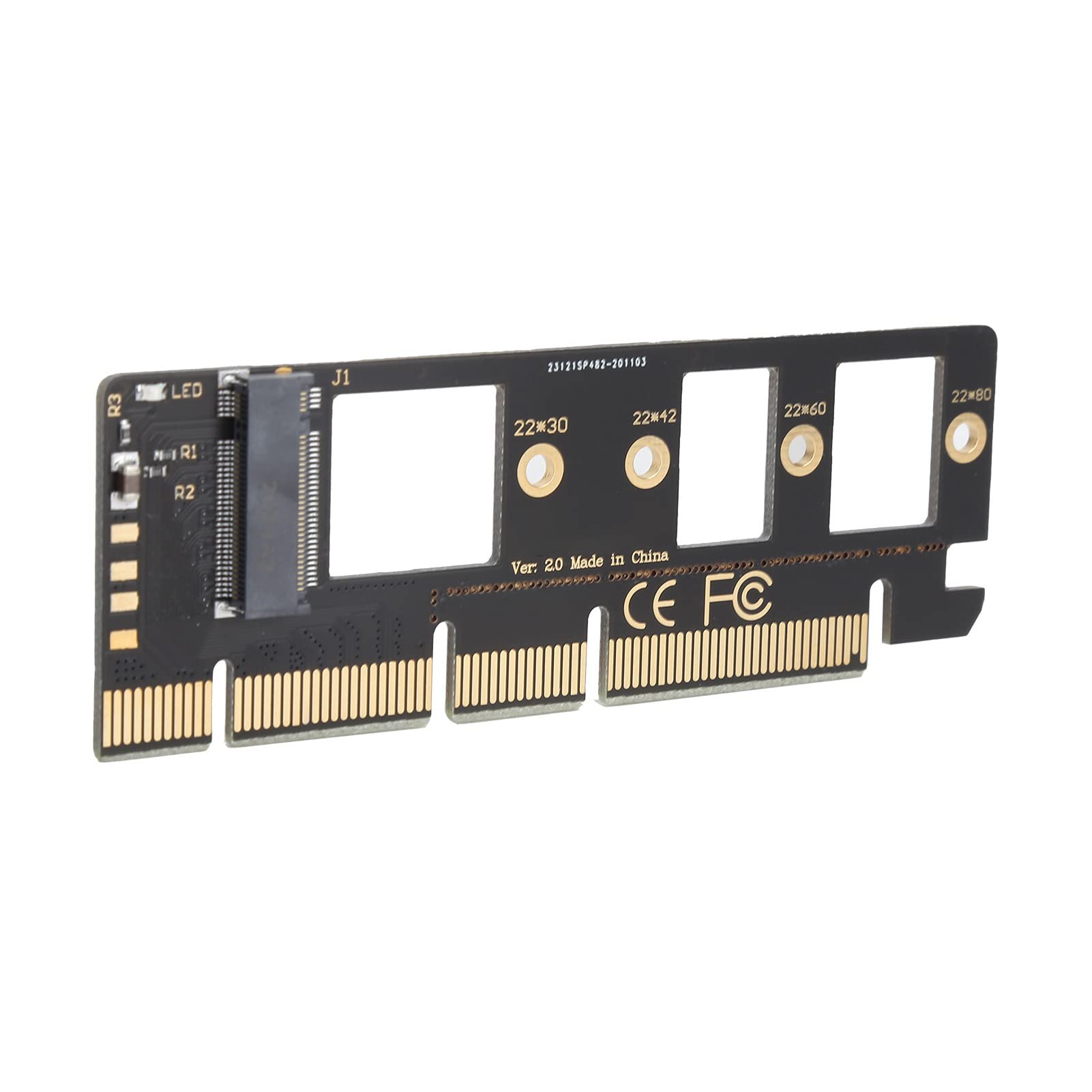 Adattatore Da M.2 A PCI Express 3.0 X16 Con Cavo - Scheda Riser Per SSD NVMe - Foto 1