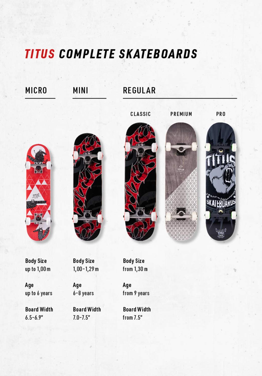 TITUS Skateboard Stained Schranz Größe 7.5 Komplettboard, 7 Schichten Ahornholz, Skateboard in schwarz, bereits fertig montiert, Board für Anfänger, Profis, Jugendliche, Erwachsene, Mädchen, Junge