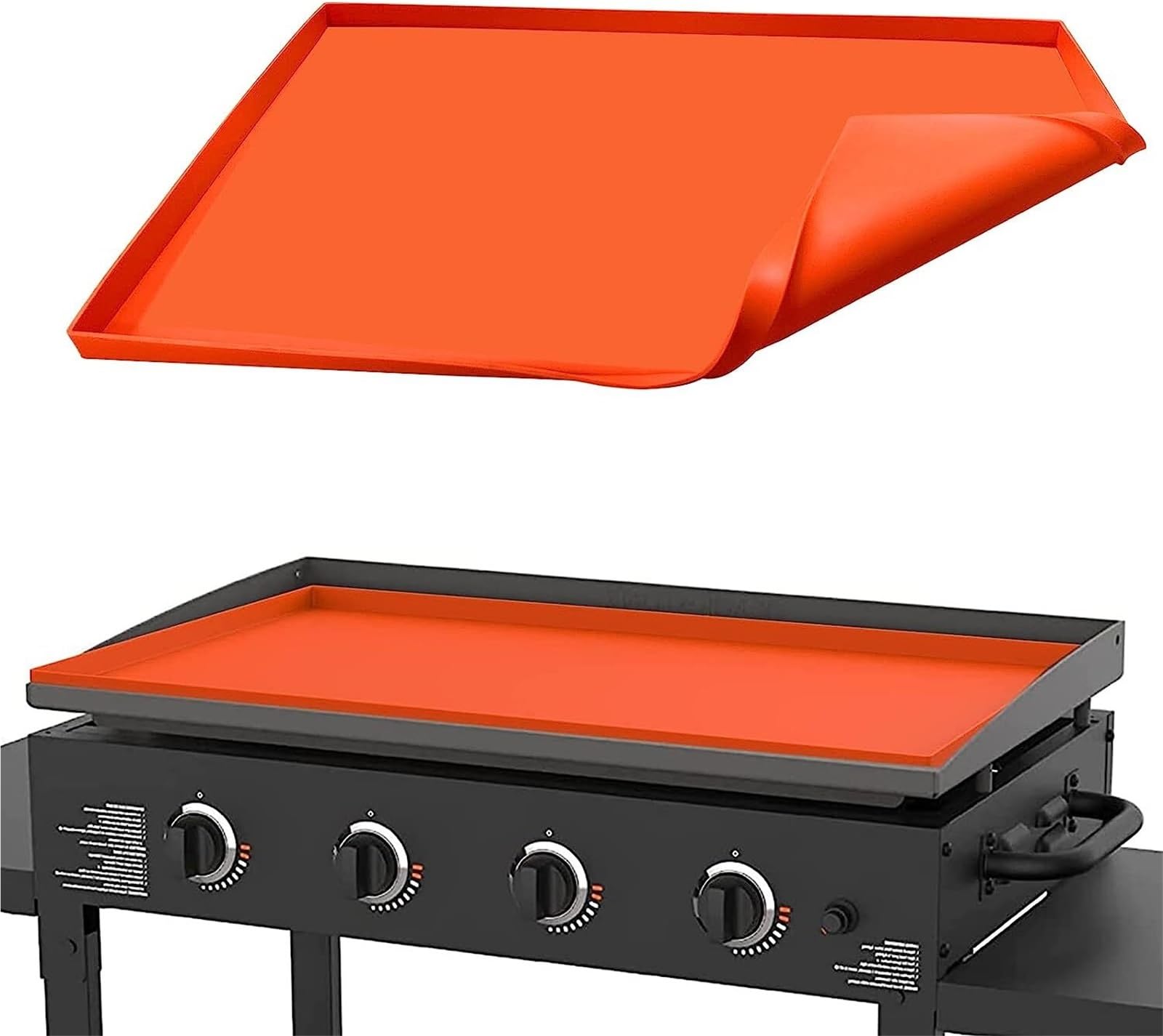 2PCS Silikon BBQ Back Matte 17/22/28 Nicht-stick Grill Hohe Temperatur Beständig Küche Zubehör für Holzkohlegril(28 inch)