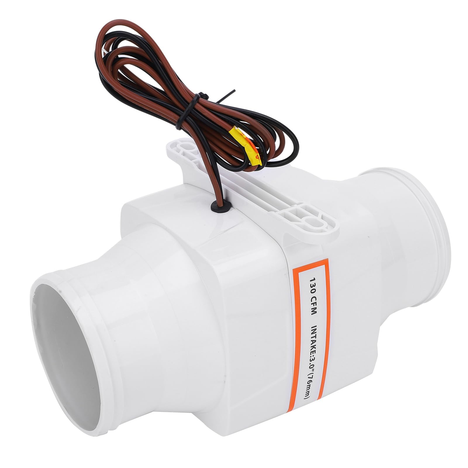 Marine Bilge Air Blower, High Strength and ABS Ventilation Fan High Efficiency Excellent Airtight Effect for for Buildings for Yachts
