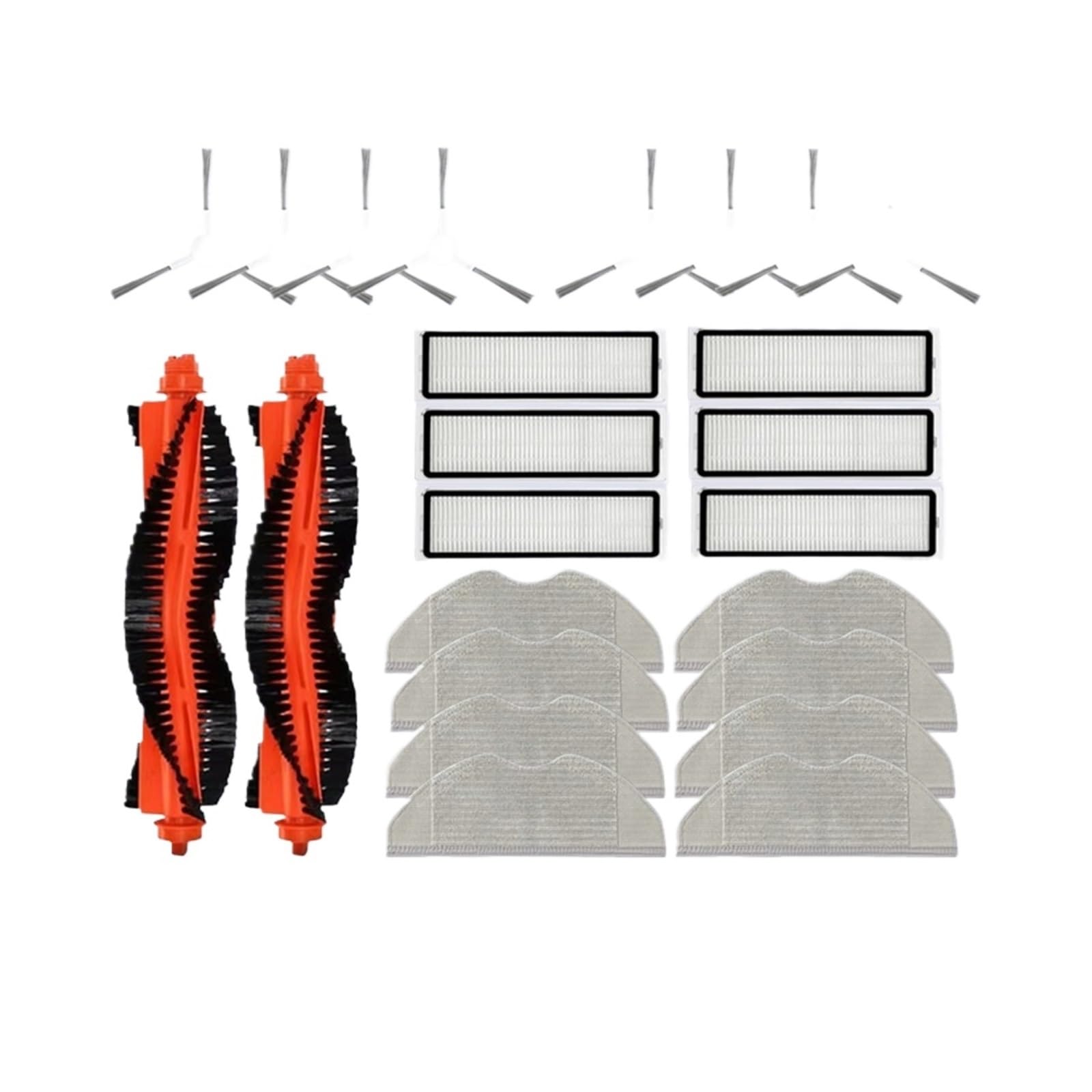 Cepillo Rodante For Aspiradora, Compatible Con Piezas Xiaomi, S40C / E101, Rollo De Cepillo For Aspiradora | Set4