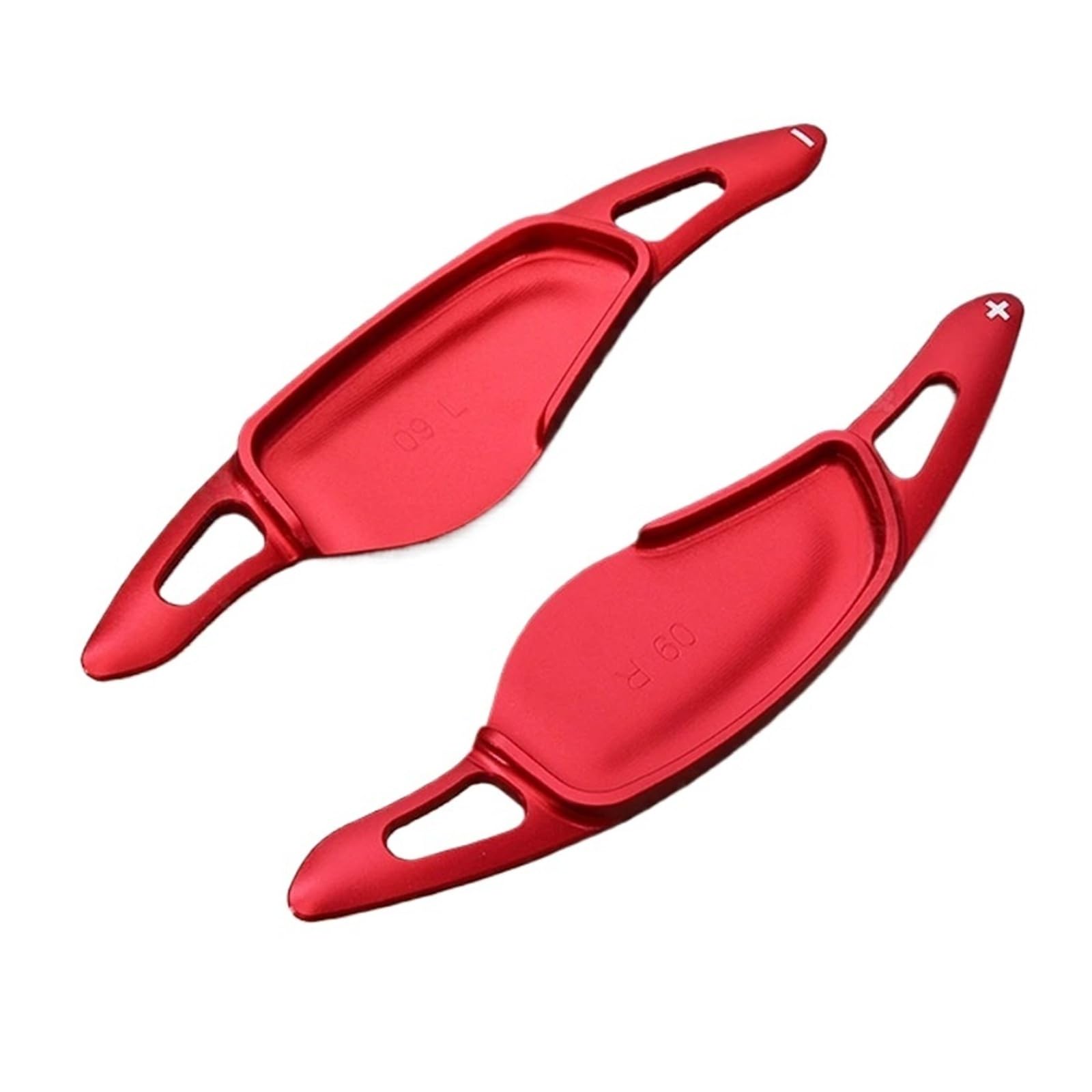 Punxdda Paddle Shifter Extension for BMW for F40 F44 F90 for G01 G02 G20 G21 G30 G31 G32 G11 G12 for X3 for X4 Car Steering Wheel Paddle Shift(Red)