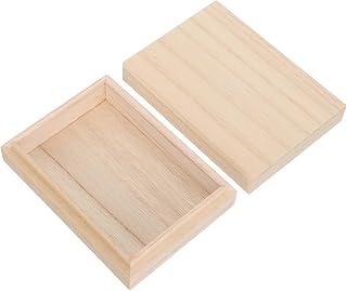 Toyvian Playing Cards Deck Card Case Poker Storage Case Wooden Poker Storage Case Poker Holder Wooden Poker Container Cards Organizers Card Display Case