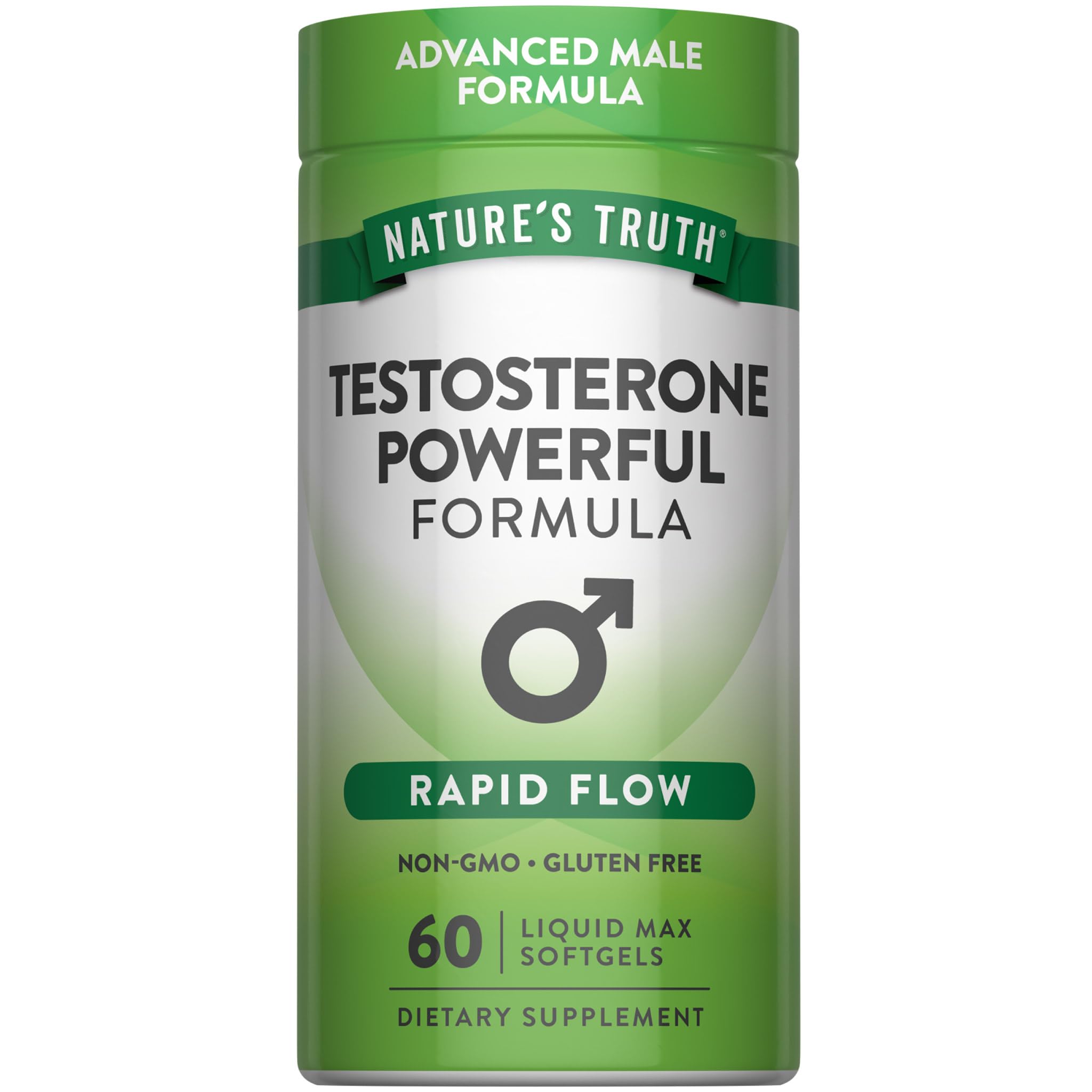 Nature's Truth Testosterone Supplement for Men | 60 Softgels