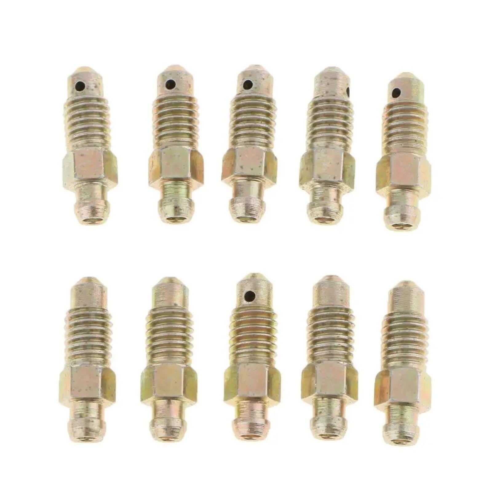 Retractor Pistones Tornillo de purga freno metálico Pistones Freno En Frenos Disco | Kit de reparación de pinza trasera delantera, ajuste Universal para reemplazo del sistema de frenos de coche