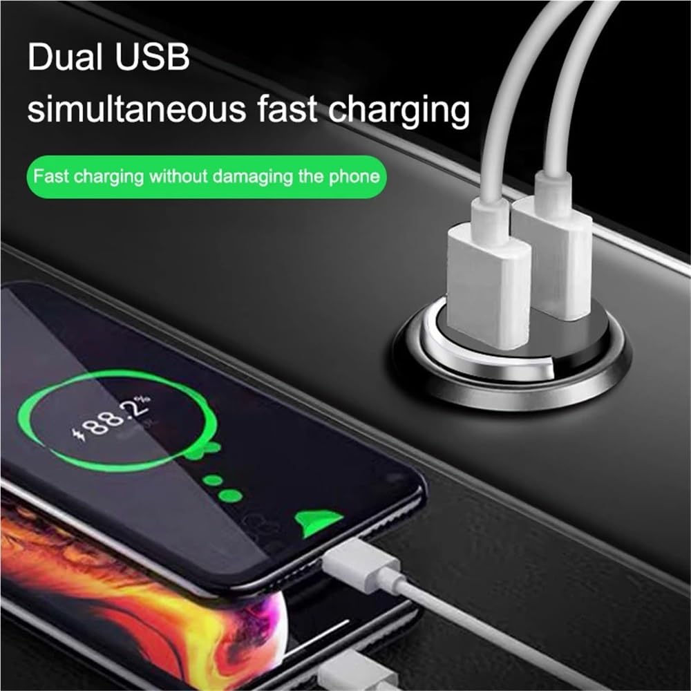 ładowarka samochodowa, Mini ładowarka 200 W do telefonu komórkowego PD USB typu C, pasująca Xiaomi, Samsunga i Huawei
