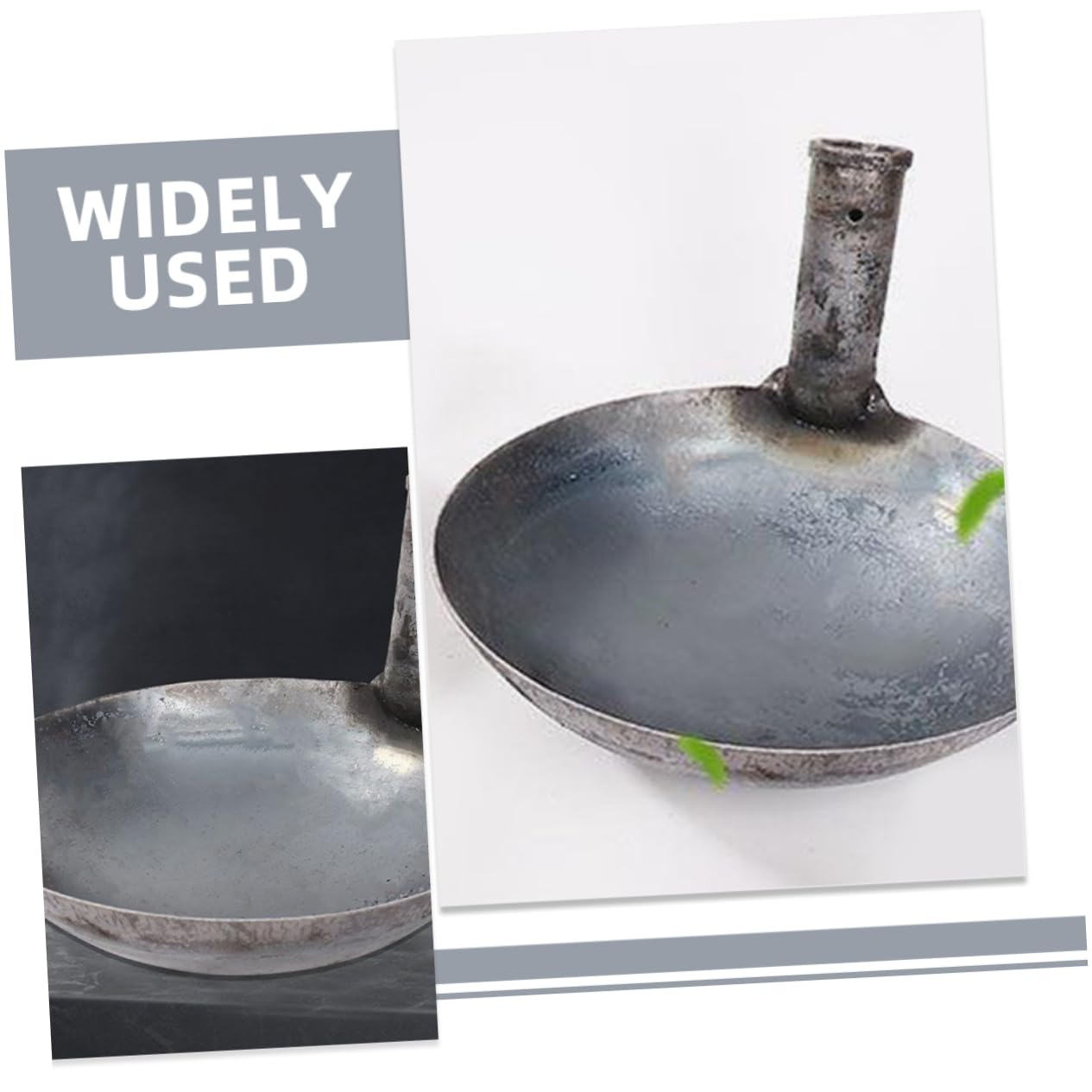 HANABASS Louche à Eau en Fer Épaissi Grosse Capacité, Design Confortable à Saisir, Ustensile Cuisine Pratique pour Arroser Fleurs Jardin