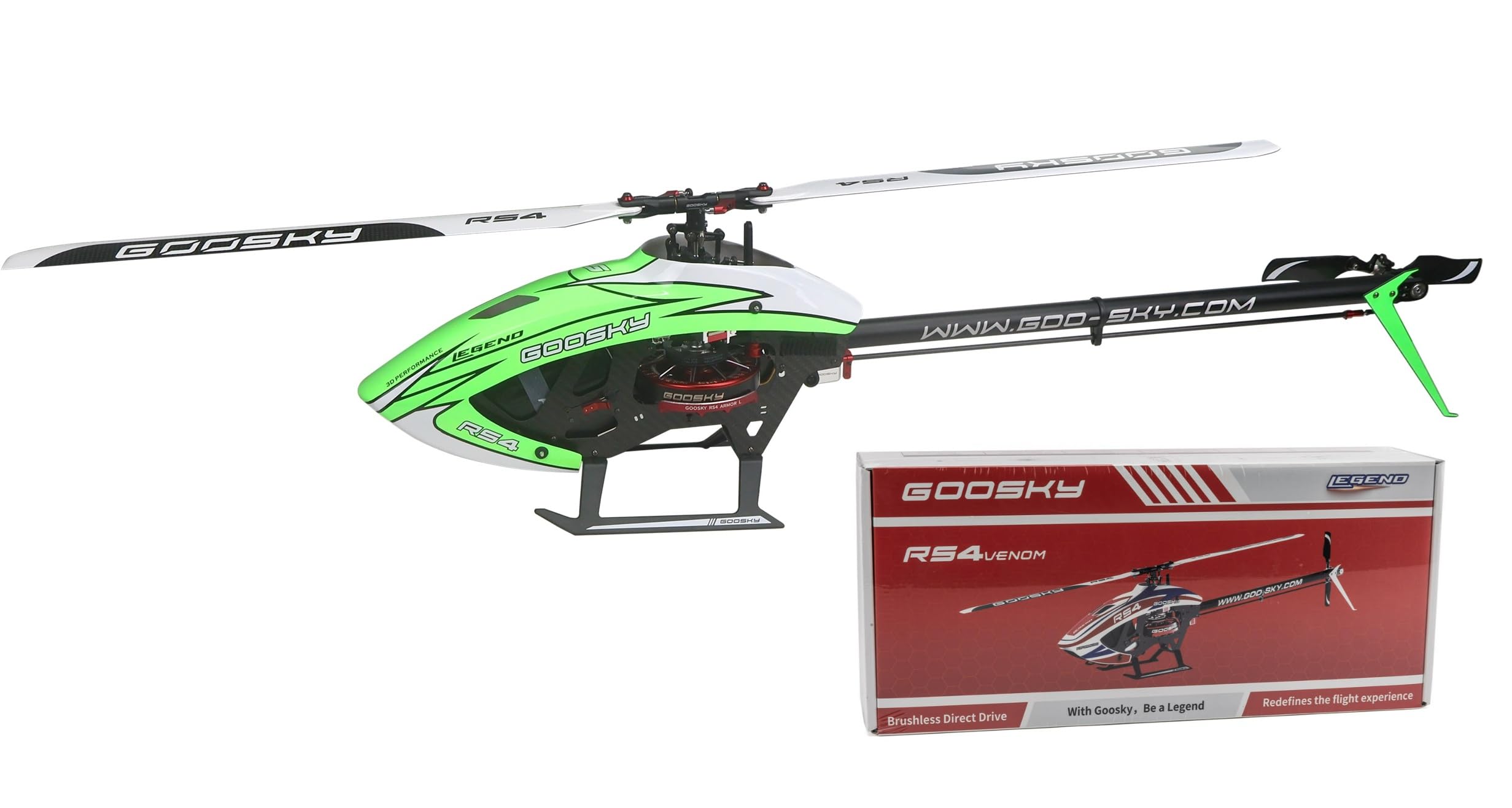 Amazon.com: Helidirect Goosky Legend RS4 Venom 380 Class Combo