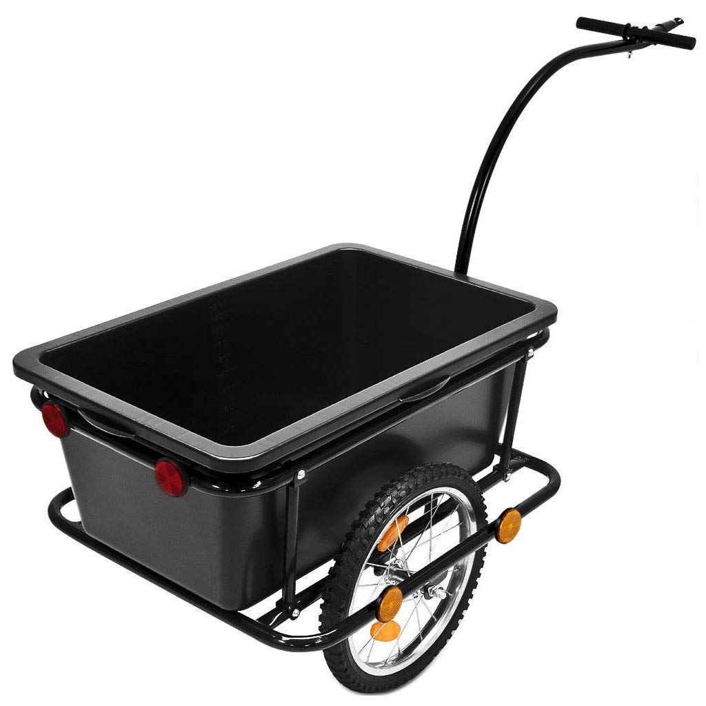 GEORGES Fahrradanhänger, Transportwagen, Handwagen, Anhänger, 150 Kg, 90 Liter