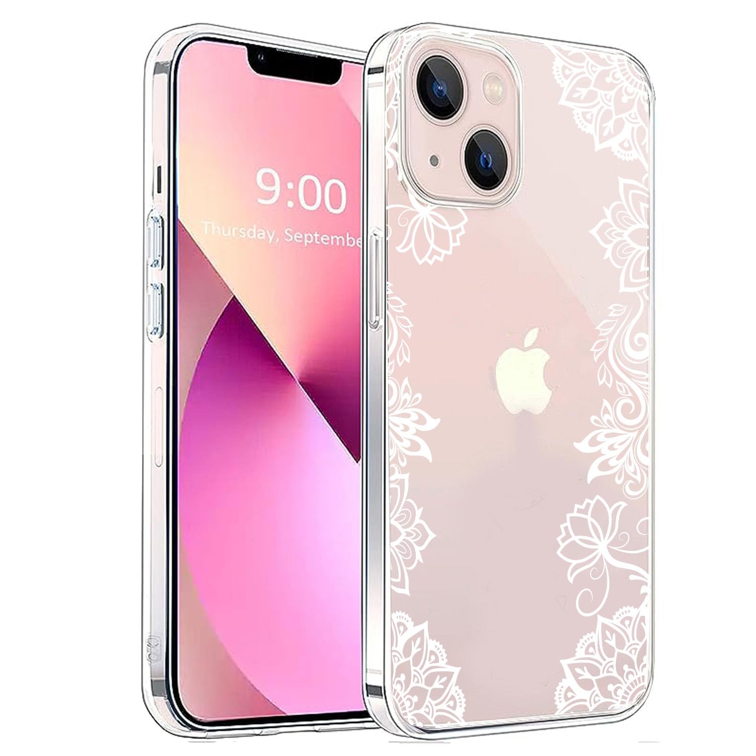 MITZVAH Designed for iPhone 13 Back Cover Silicone case iPhone 13- Transparent case for iPhone 13 Back case for Girls- Floral Print Clear i Phone 13 Cases- backcase for iPhone 13 Cover Silicone case (B0CMM5CY2P) Amazon Price History, Amazon Price Tracker