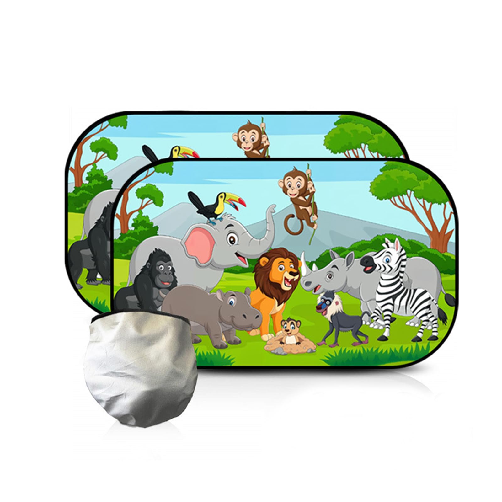 Tendine Parasole Auto Bambini Protezione UV 51x31CM 2 Pezzi