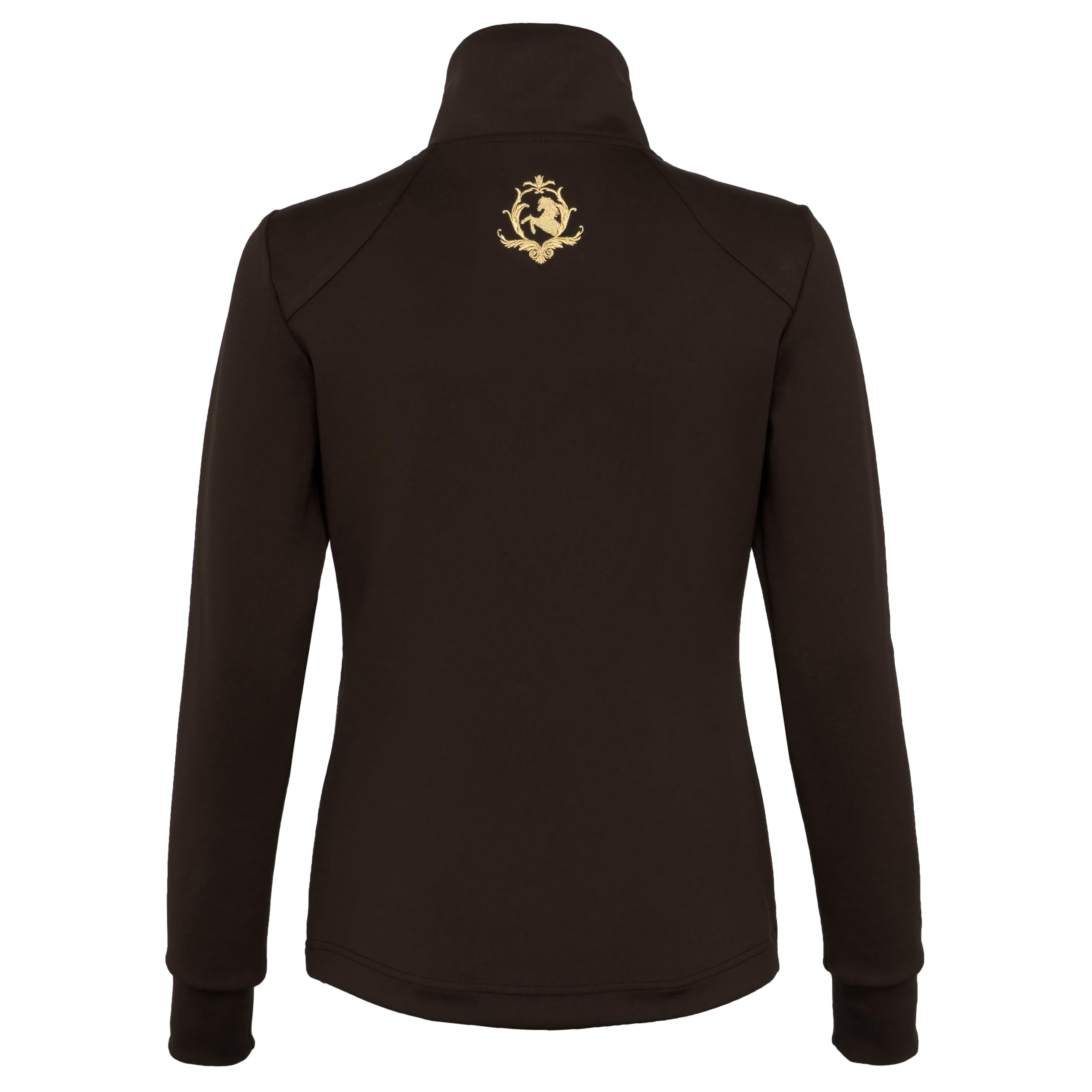 Damen Reitjacke, Softshelljacke mit hohem Kragen, 2-Wege-Reißverschluss & Reißverschlusstaschen