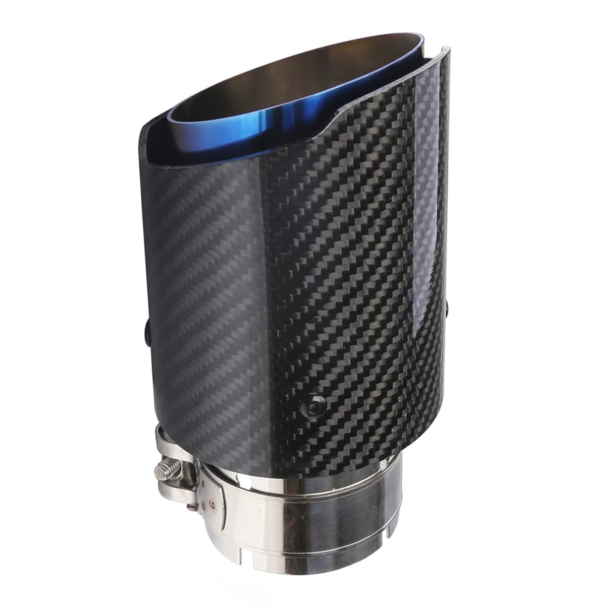 Terminale di scarico per auto, terminale di scarico dritto per auto, terminale posteriore, terminale di scarico per 63-101 mm