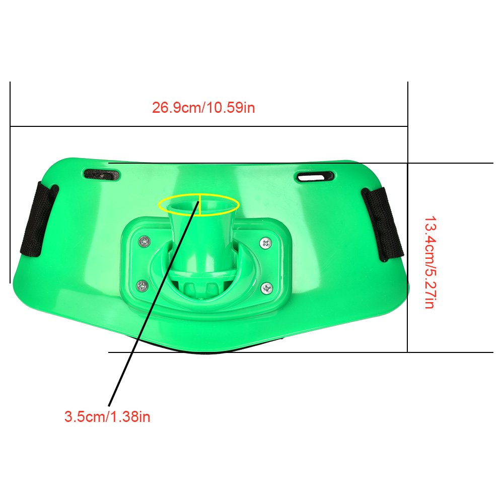 Fishing Rod Holder, Dilwe Adjustable Fishing Belt for Stand Up Fishing Green - Image 4