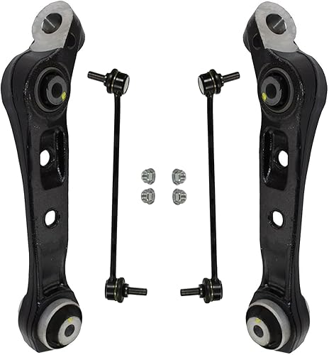 Miniatura 126 de Detroit Axle - Kit de suspensión frontal de 4 piezas para Chevrolet Aveo5 Aveo Pontiac G3 Wave Wave5 Suzuki Swift+, 2 brazos de control inferiores,