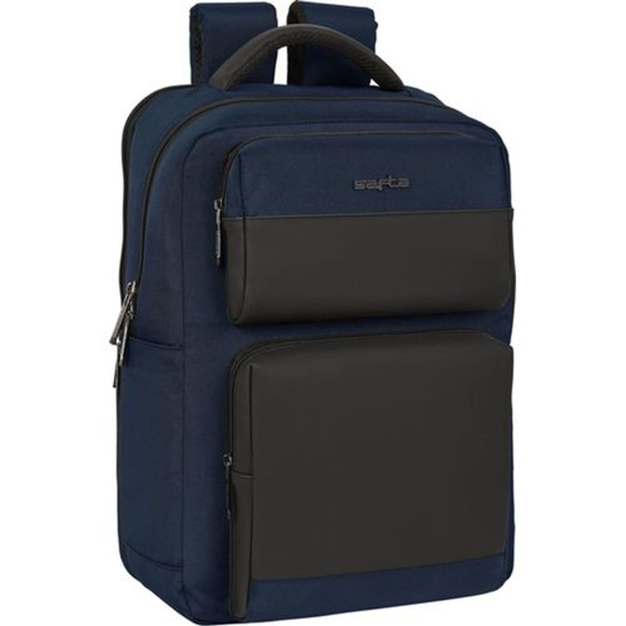 Safta Unisex para 15,6 Pulgadas Diseño Ejecutivo-Mochila Portátil Puerto USB, Compartimento Acolchado Rucksack, Urban Dark Blue
