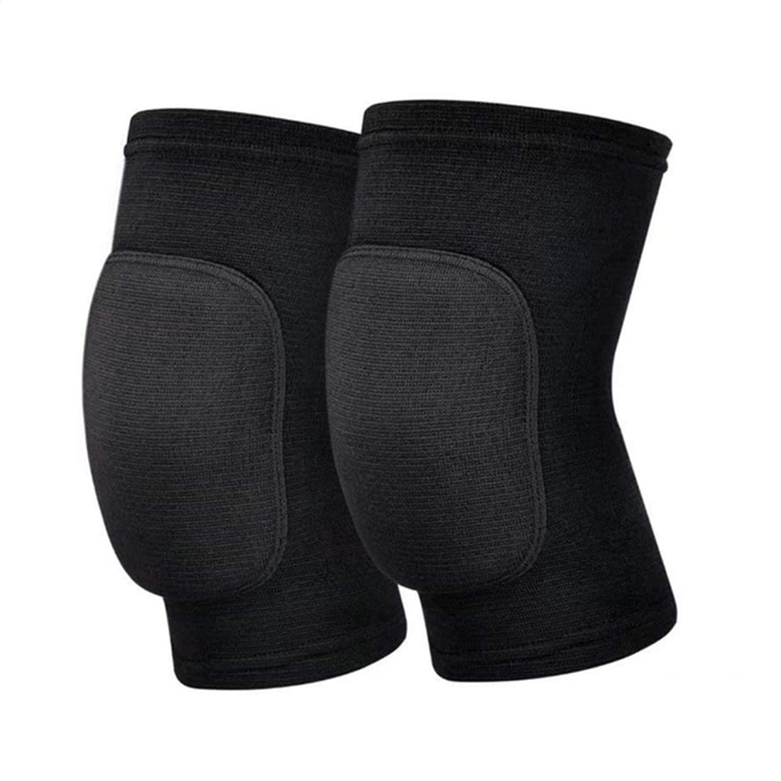 1 paire de genouillères de sport compression de la rotule design élastique antidérapant - convient pour la course à pied le sport l'arthrite et la récupération des blessures (Taille universelle)