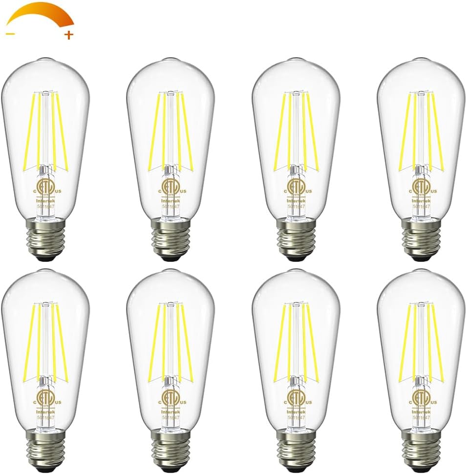 Torchstar Led Light Bulb Dimmable TORCHSTAR A19 LED Bulbs 4-Pack - 60W Equivalent ...