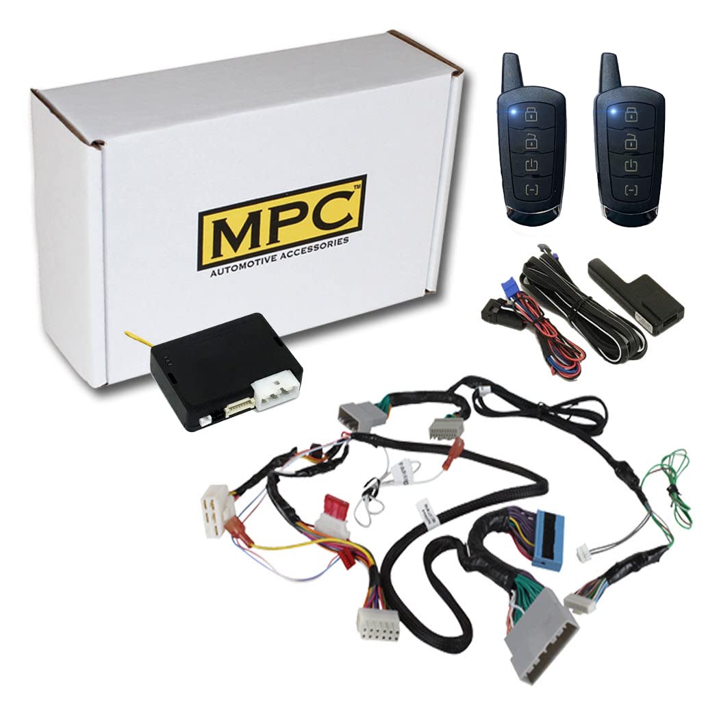 MPC Plug N Play Remote Start Compatible with 2014-2020 Acura MDX |Gas| |Push to Start| with T-Harness - (2) Extended Range 4-Button 2-Way Remotes - Up to 1,500 ft